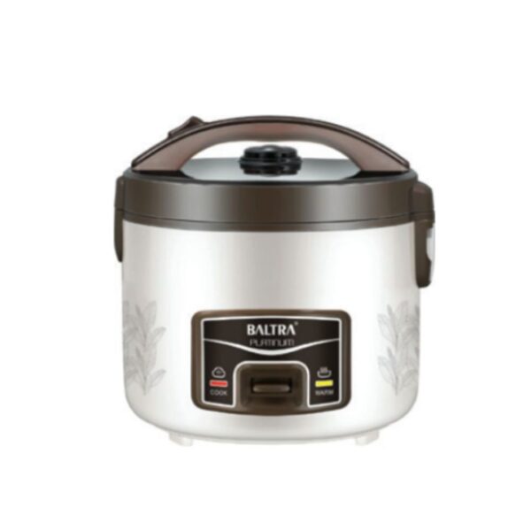 BTP 220D PLATINUM 2.2L DELUXE RICE COOKER Baltra Deluxe Rice Cooker | Perfect for Any Occasion | It Is Ideal for Individuals or Small Families | Platinum BTP 220D | 2.2 L