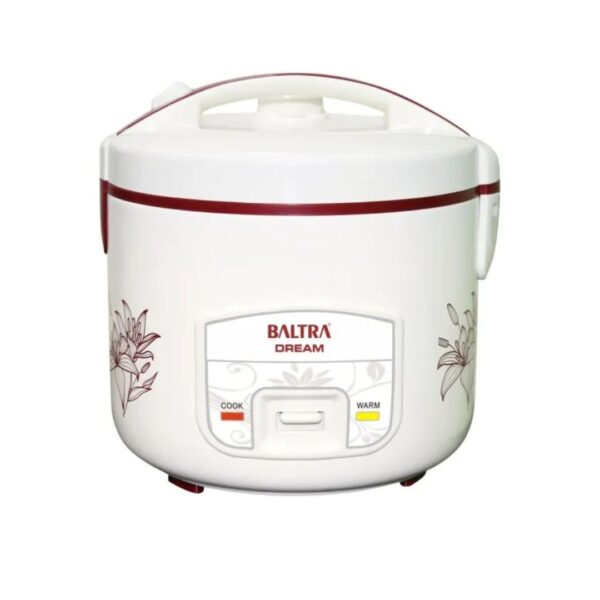 Baltra Deluxe Rice Cooker | Durable Non-stick Inner Pot for Easy Cleaning and Food Release | Thicker Outer Body | Dream BTD 1000D | 2.8 L