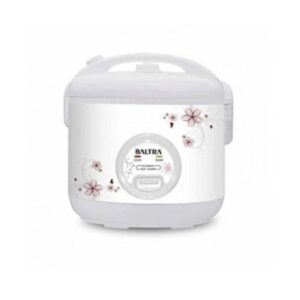 Baltra Deluxe Rice Cooker | Stainless Steel Lid with Streamer Tray | User-friendly Design with a Simple Switch for Easy Operation | Super BTS 700D | 1.8 Ltr