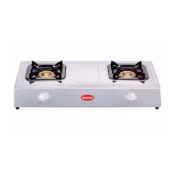 Baltra BGS 136 Gas Stove Smile 2 Burner SS Body Baltra SS Gas Stove | Auto Ignition Gas Stove | Perfect Gas Stove for Home | 2 Burner Cooktop | Smile BGS 136