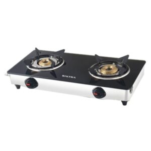 Baltra Gas Stove | 2 Burner Glass Cooktop | Available with Auto Ignition | Nexa BGS 156