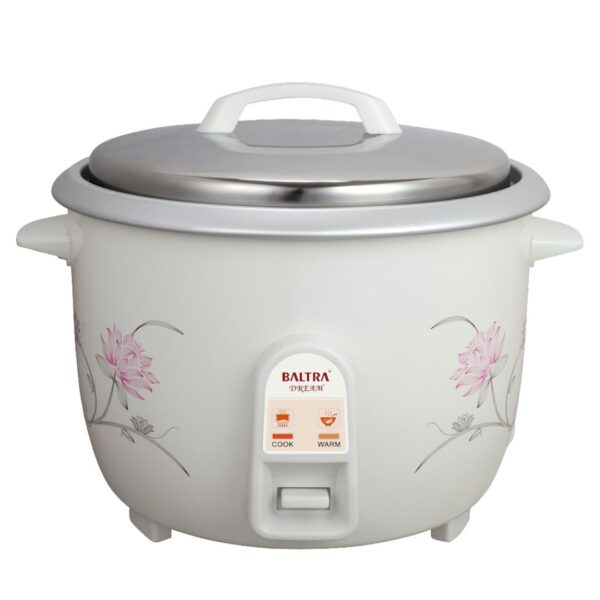 Baltra Commercial Rice Cooker | Auto Cooking & Keep-Warm | Electric Rice Cooker for Home | Dream BTD 1300 | 3.6 Ltr