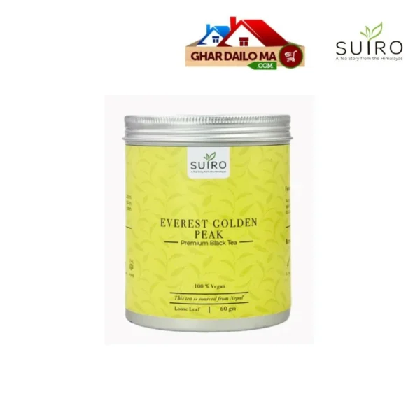 Excellent Everest Golden Peak Pure Tea- Small Tin 60gm