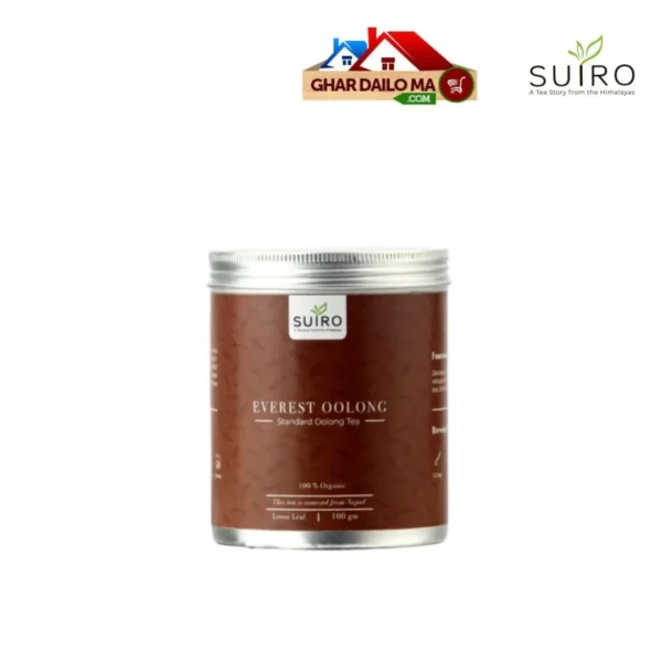 Best Everest Oolong long strip black Tea- Small Tin 60g