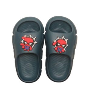 Spider Man Spinning Charms Slippers for Boys | Perfect for Keeping Little Feet Comfortable and Stylish | Non- Slip and Durable