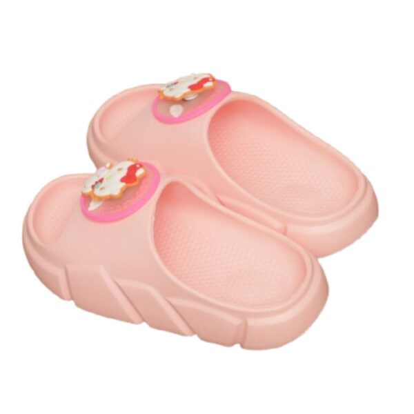 Hello Kitty Spinning Charms Slippers for Girls | Outdoor and Indoor Slippers | Soft and Fluff Sole