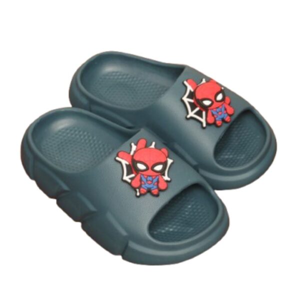 Spider Man Spinning Charms Slippers for Boys | Perfect for Keeping Little Feet Comfortable and Stylish | Non- Slip and Durable